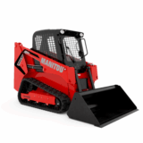 chargeuse compact a chenille manitou sur fond blanc