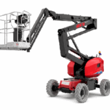 nacelle articulée manitou sur fond blanc