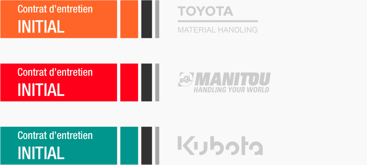Contrats Initial Manitou Toyota Kubota