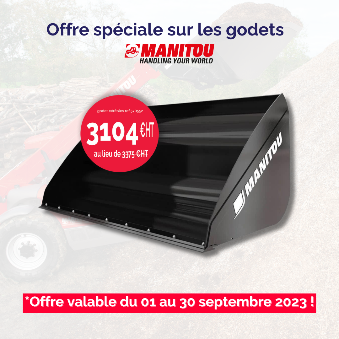 Promotion godets manitou