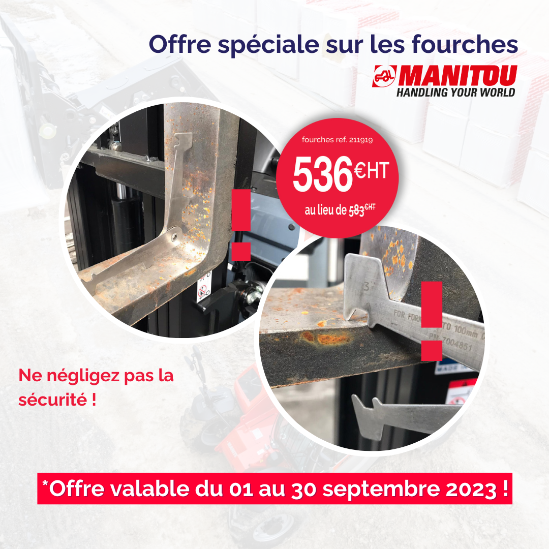 Promo fourches Manitou