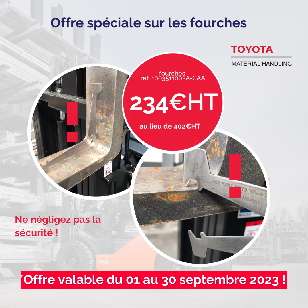 Promo fourches Toyota